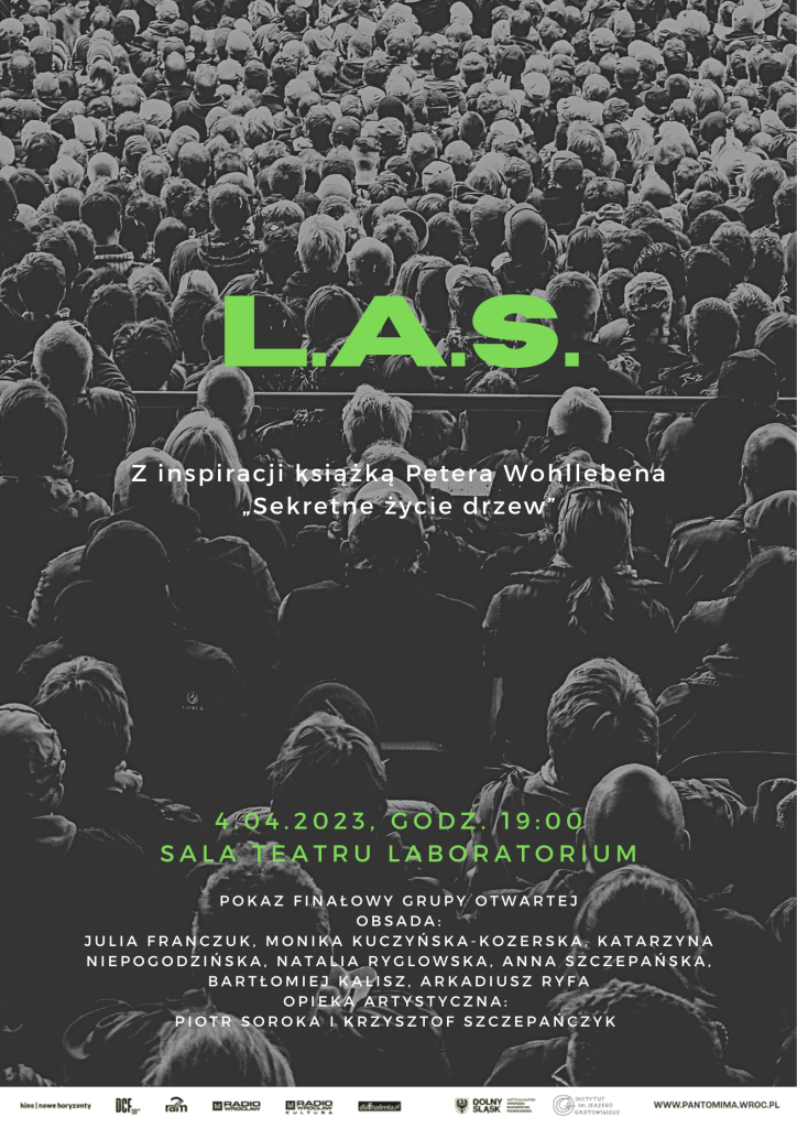 L.A.S. pokaz finałowy Grupy Otwartej. plakat